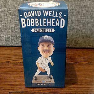 NEW YORK YANKEES DAVID WELLS BOBBLEHEAD SGA NIB